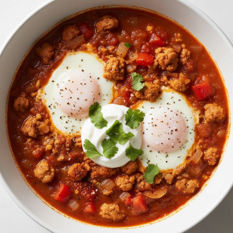 Zesty Baked Eggs with Smoky Tomato Sauce
