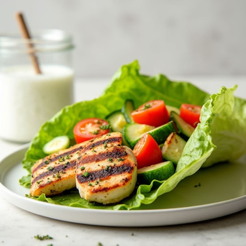 Herb-Grilled Chicken Lettuce Wrap