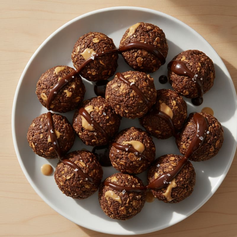 Chocolate Peanut Butter Protein Bites