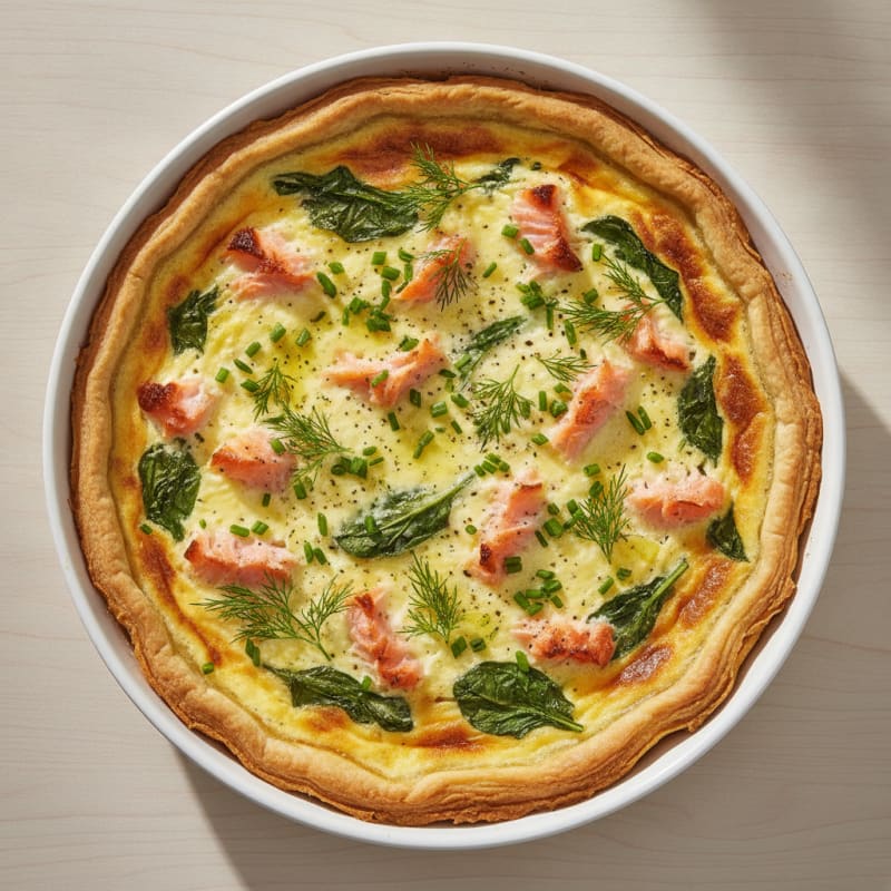 Savory Farmers Cheese Tart with Herbs