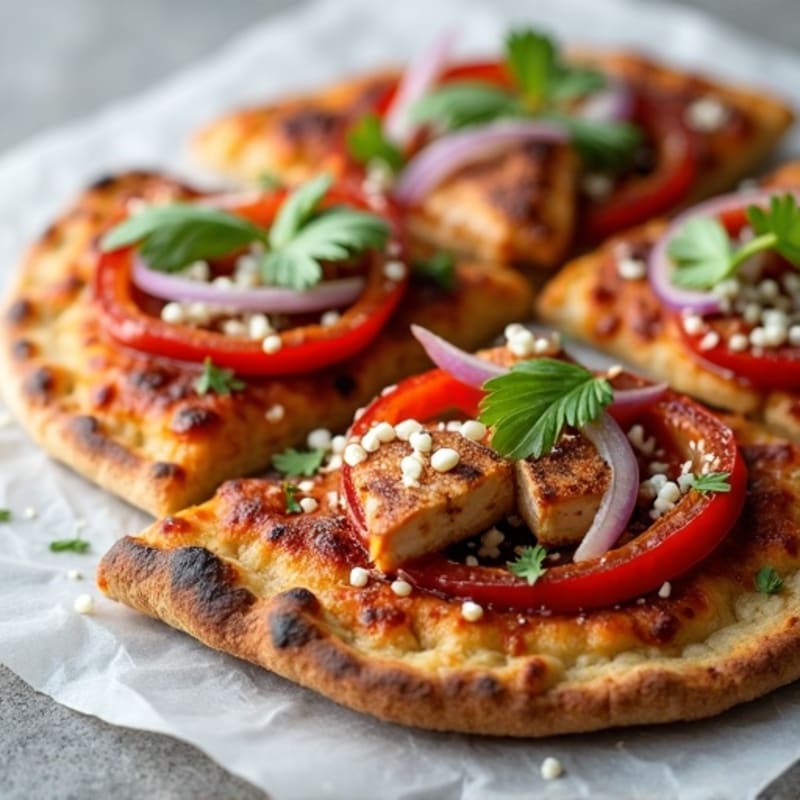 Crispy BBQ Chicken Flatbread Pizza