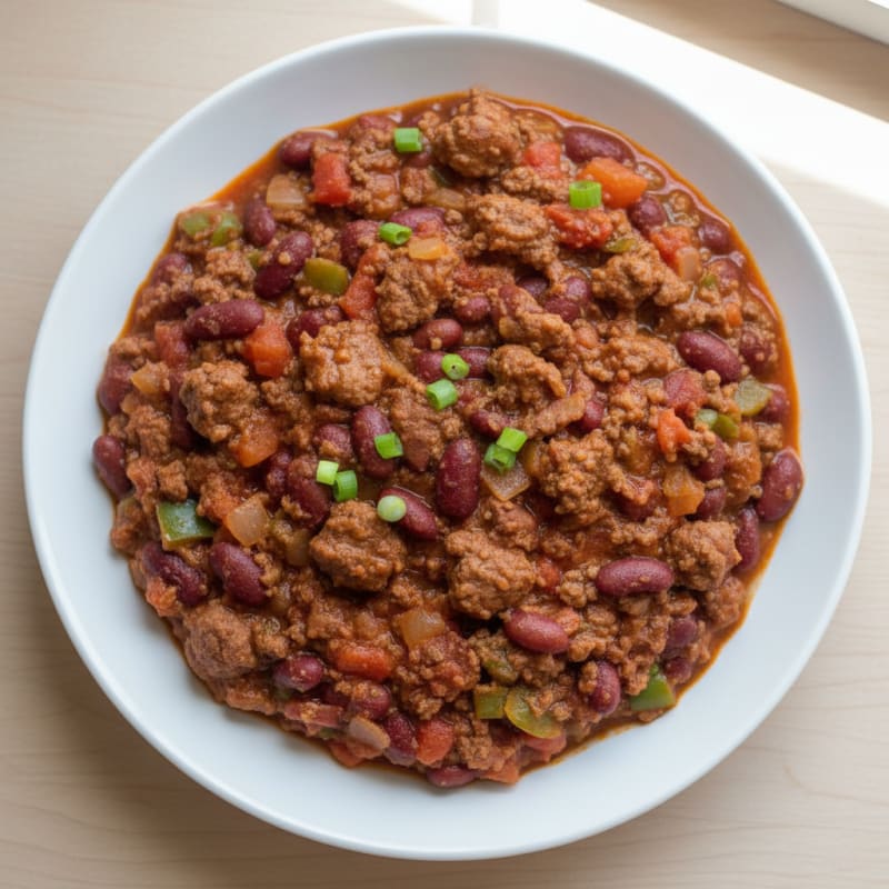 Hearty Slow Cooker Beef Chili