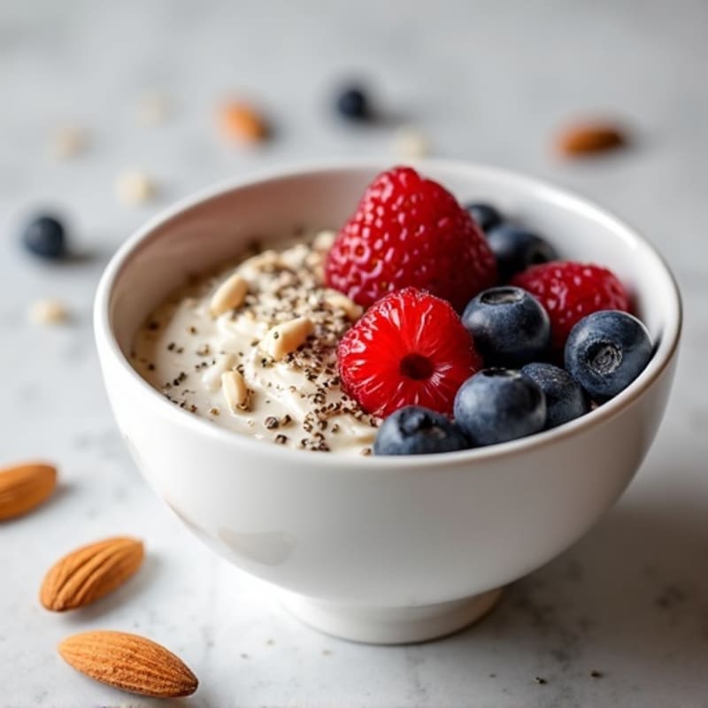 Creamy Greek Yogurt Protein Bowl with Mixed Berries