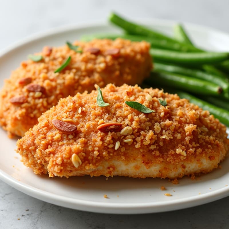 Crispy Baked Almond-Crusted Chicken