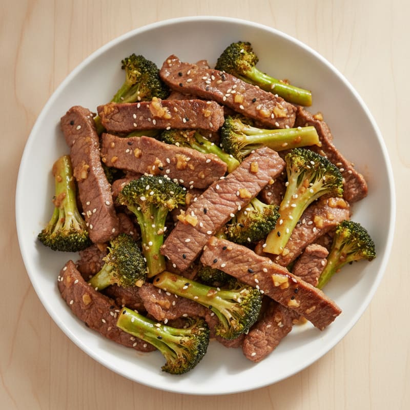 Sesame Beef and Broccoli Stir-Fry