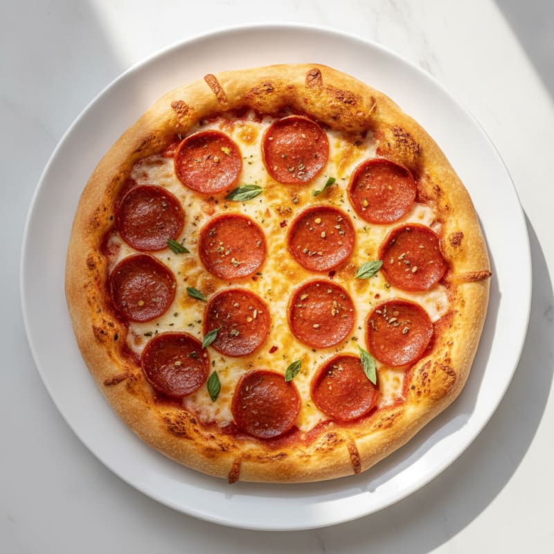 Stuffed Crust Pepperoni Pizza