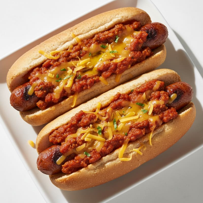 Classic Chili Cheese Hot Dogs