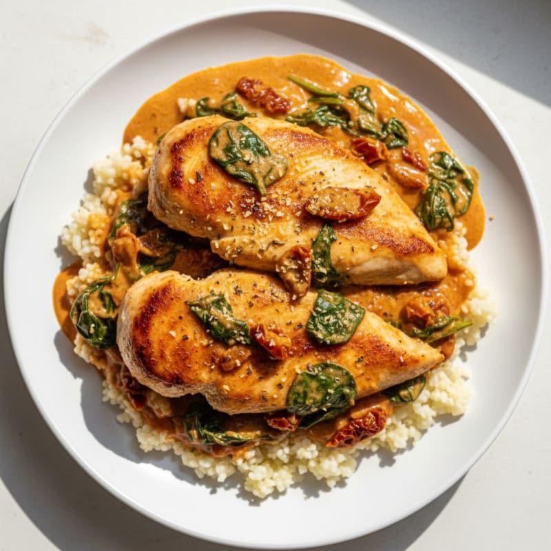 Creamy Tuscan Chicken Skillet