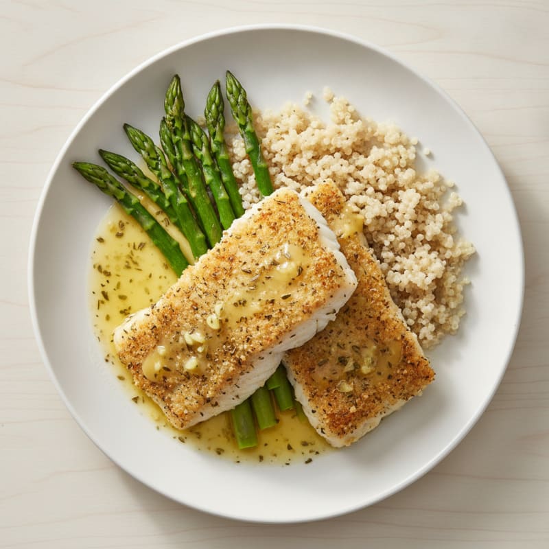Lemon Herb Baked Cod