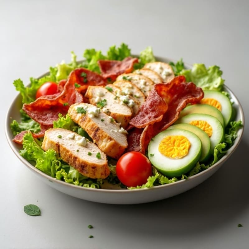 Cobb Salad with Grilled Chicken and Turkey Bacon