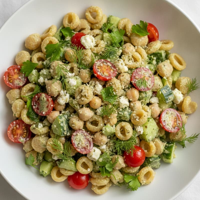 Mediterranean Herb Pasta Salad