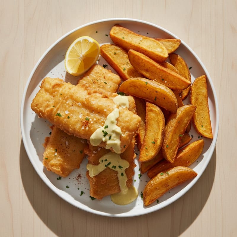 Classic Beer-Battered Fish and Chips