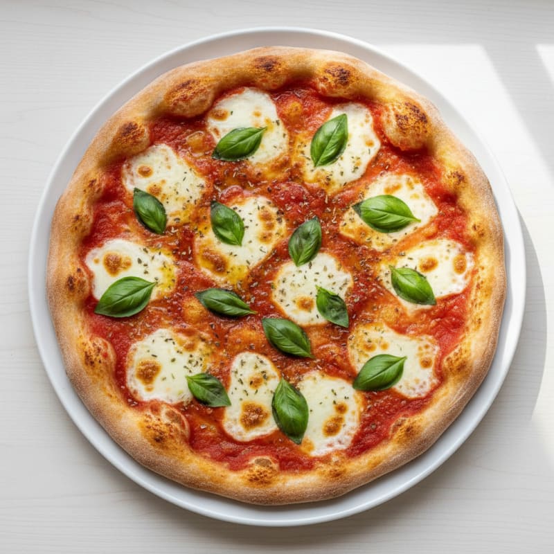 Classic Margherita Pizza with Fresh Basil