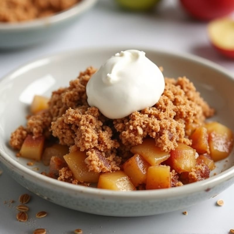 Warm Spiced Apple Crisp