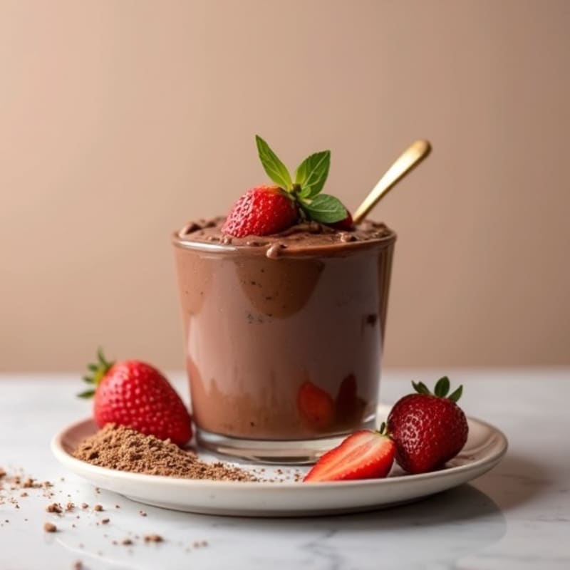 Silky Chocolate Protein Pudding