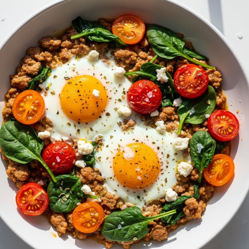 Baked Eggs with Roasted Tomatoes