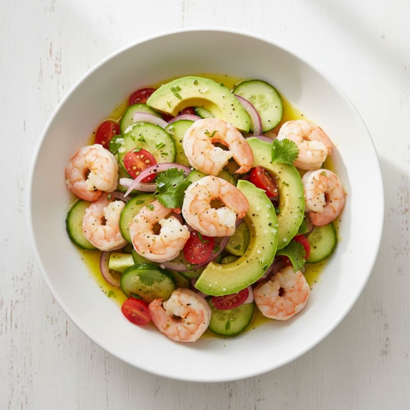 Zesty Shrimp Avocado Ceviche