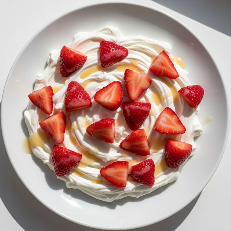 Silky Vanilla Protein Yogurt with Berries