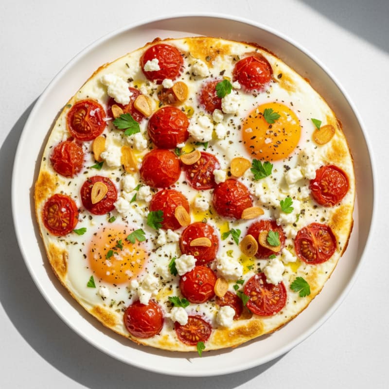 Baked Eggs with Roasted Tomatoes