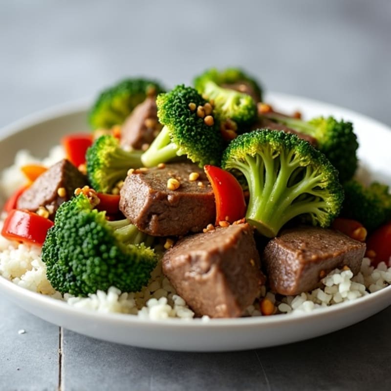 Ginger-Garlic Beef and Broccoli Stir-Fry