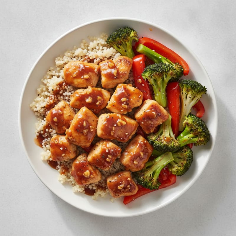 Honey Teriyaki Chicken with Roasted Vegetables
