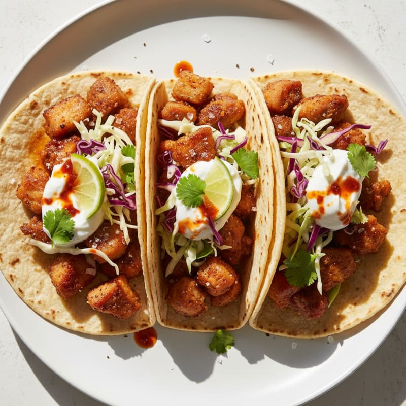 Crispy Chili-Lime Pork Carnitas Tacos