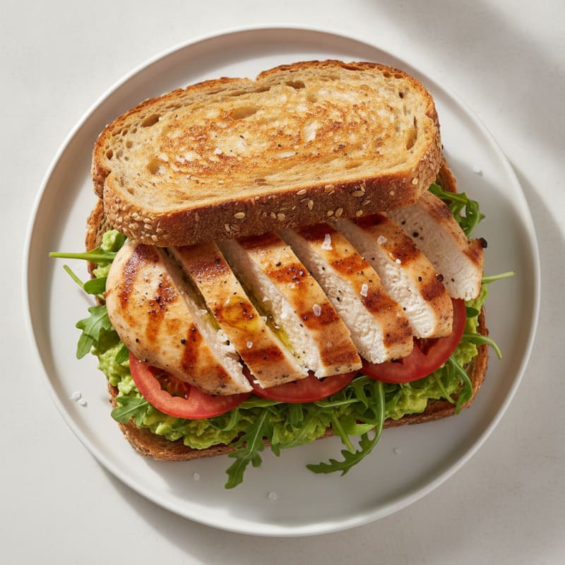 Grilled Chicken and Avocado Sandwich