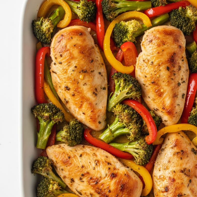 Sheet Pan Lemon Herb Chicken and Veggies