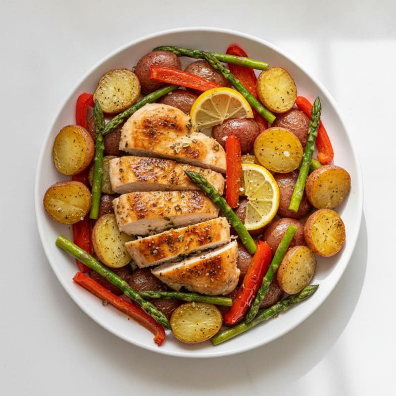 Sheet Pan Chicken and Roasted Vegetables
