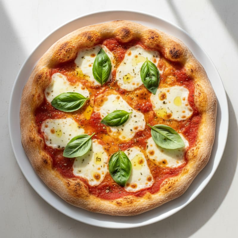 Classic Margherita Pizza with Fresh Basil