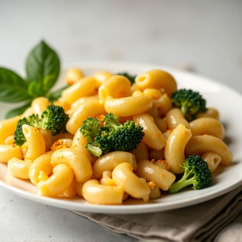 Healthy Baked Mac and Cheese with Veggies