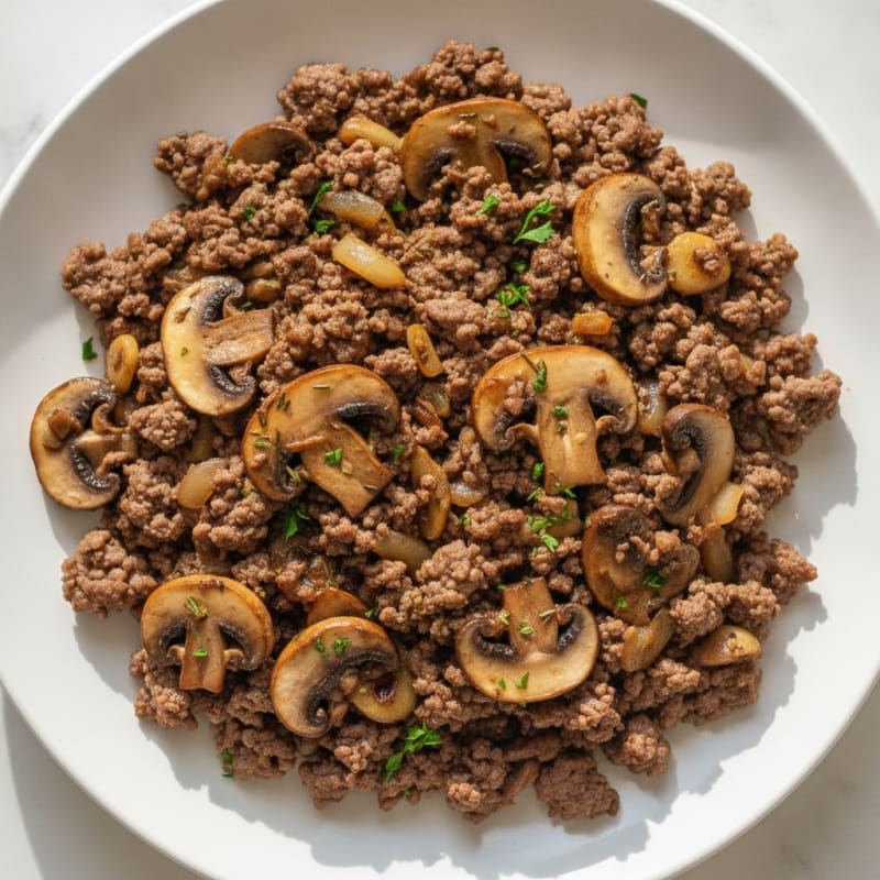 Savory Beef and Mushroom Skillet