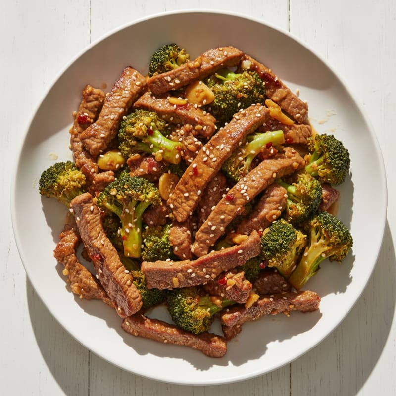 Sesame Beef & Broccoli Stir-Fry
