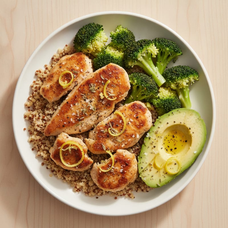 Lemon-Herb Chicken Power Bowl