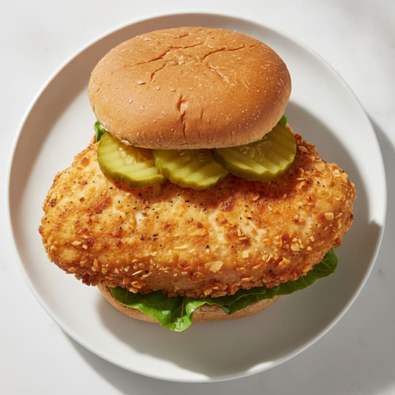 Buttermilk Fried Chicken Sandwich with Pickles