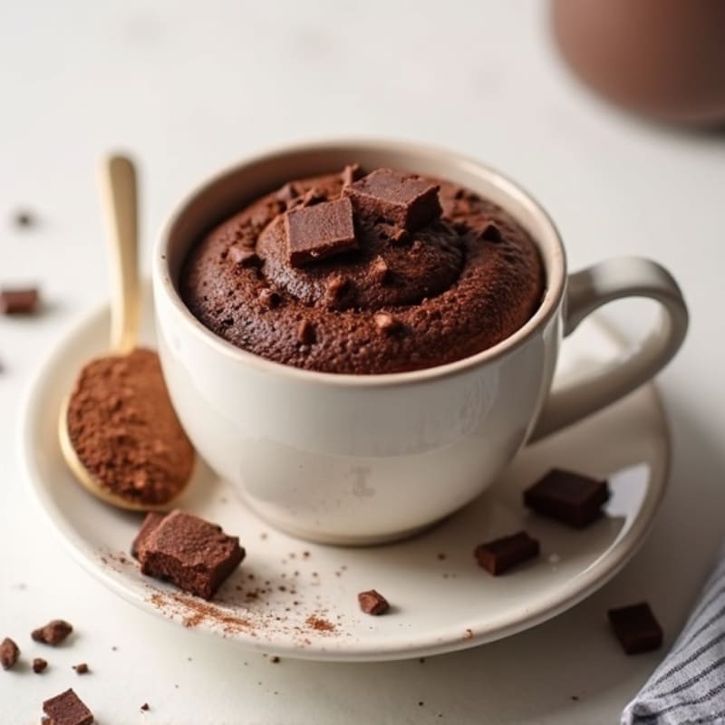 Protein-Rich Double Chocolate Mug Cake