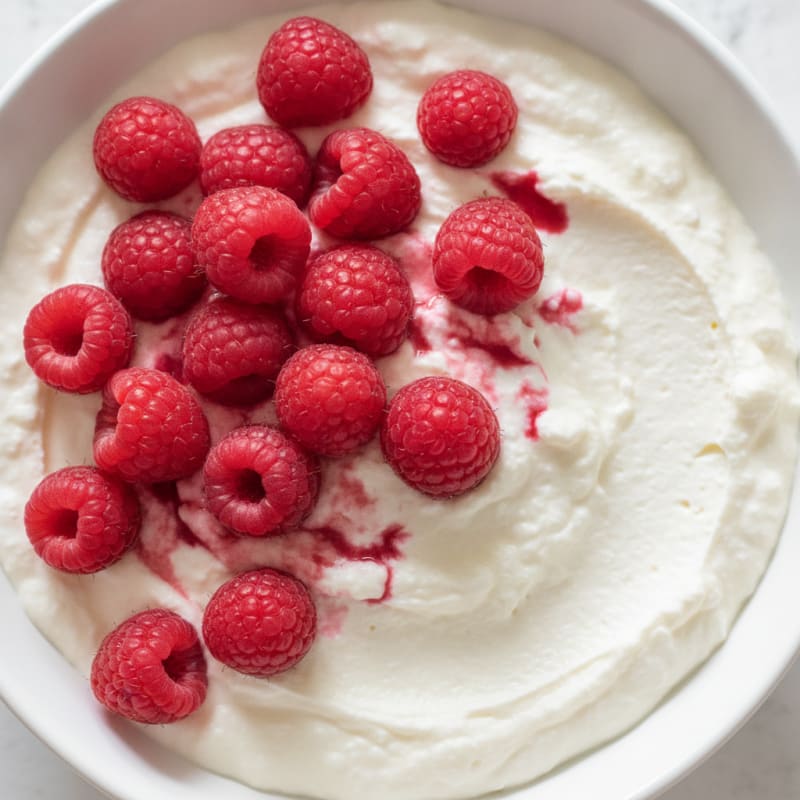 Creamy Cottage Cheese Protein Pudding with Berries