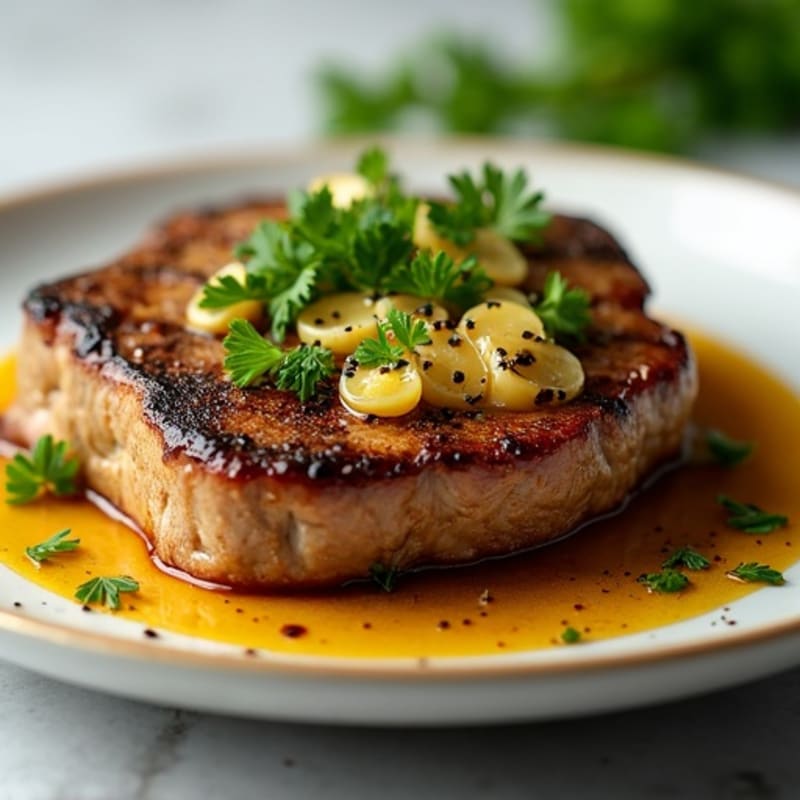 Garlic Butter Pan-Seared Steak