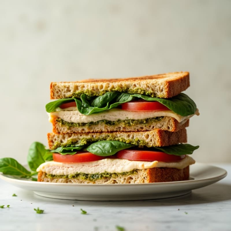 Herb-Roasted Turkey Pesto Panini