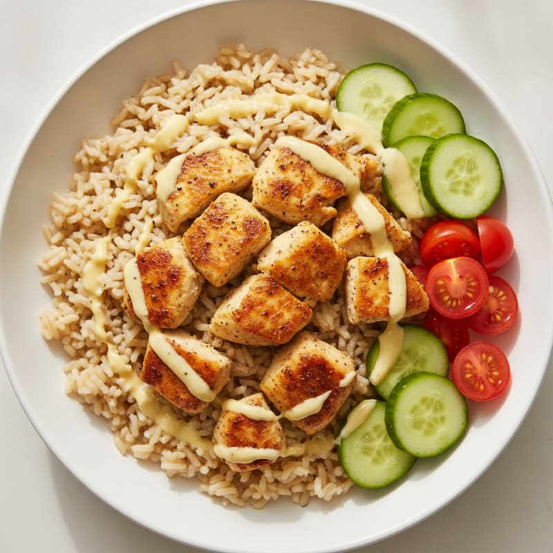 Chicken Shawarma Rice Bowl