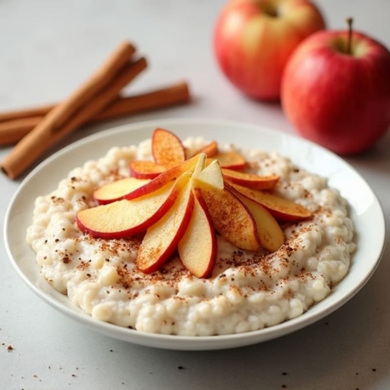 Creamy Cinnamon Apple Quinoa Porridge