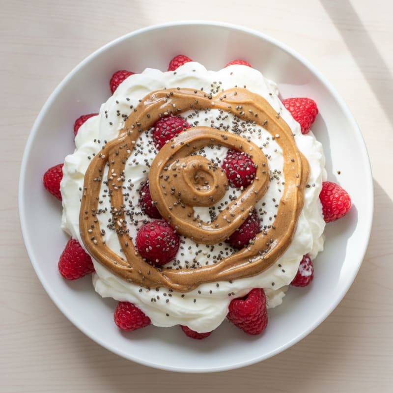 Silky Greek Yogurt Protein Parfait with Almond Butter