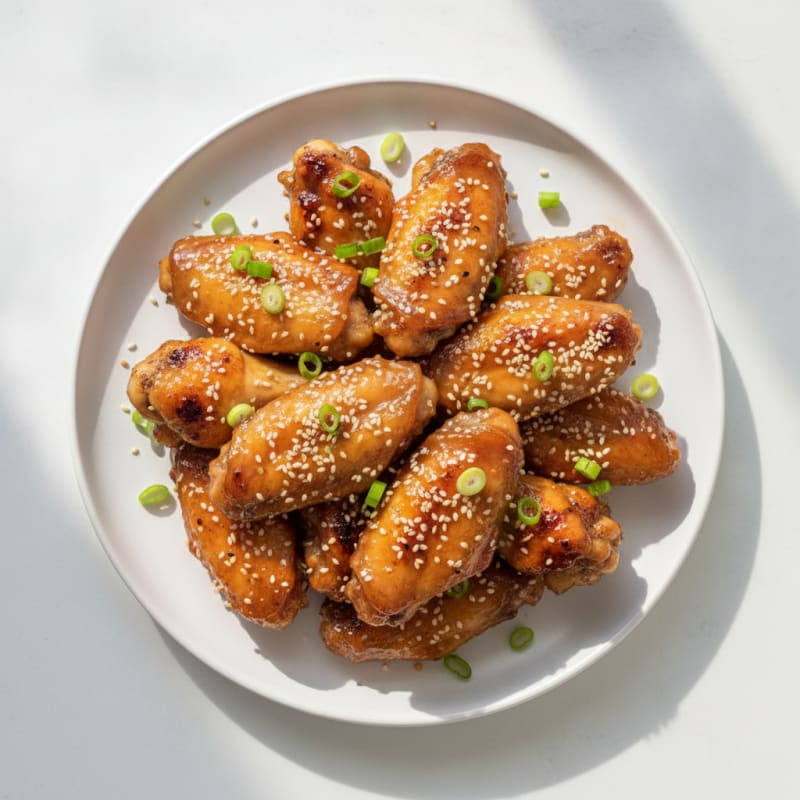 Honey-Garlic Glazed Chicken Wings