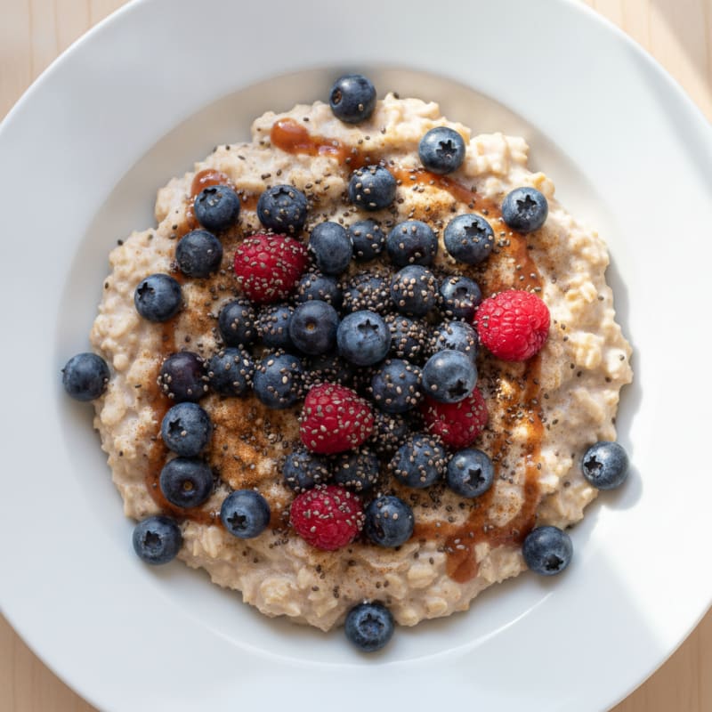 Classic Overnight Oats with Berries