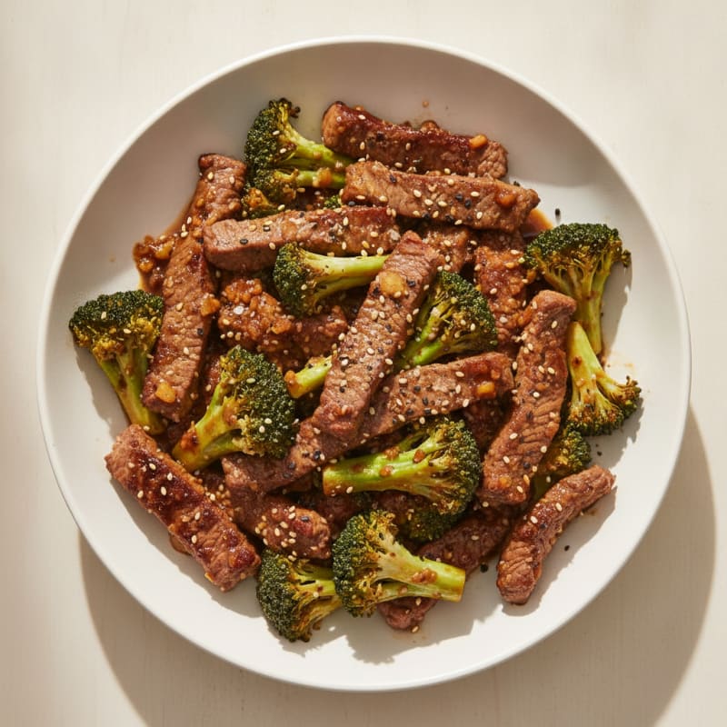 Sesame Beef and Broccoli Stir-Fry