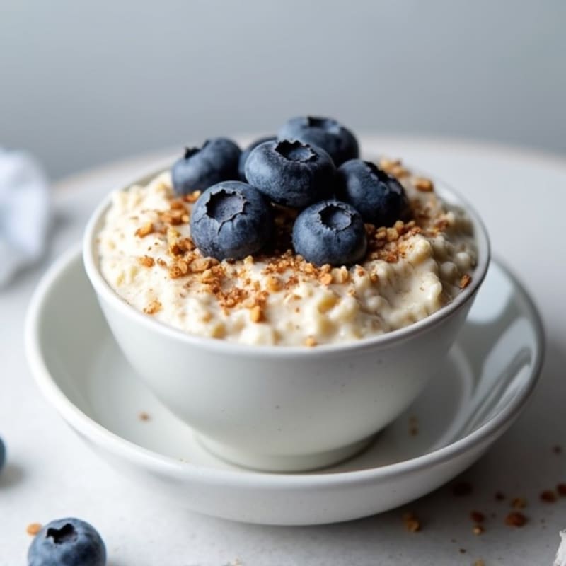 High Protein Creamy Overnight Oats