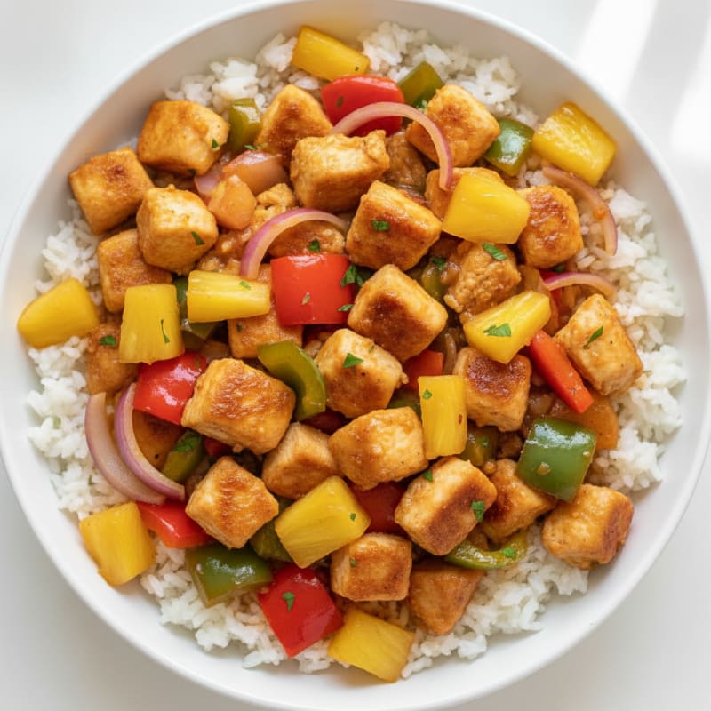 Sweet and Sour Chicken with Pineapple