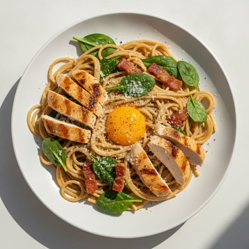 Classic Carbonara with Pancetta and Egg