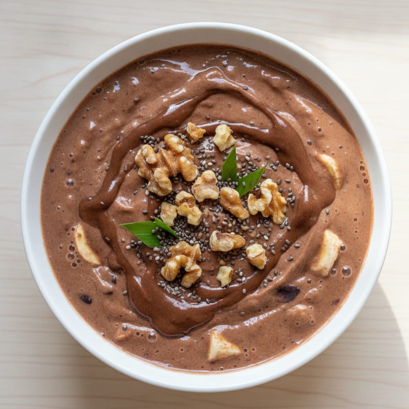 Chocolate Banana Nut Protein Shake