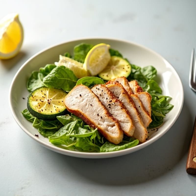 Grilled Turkey Zucchini Salad